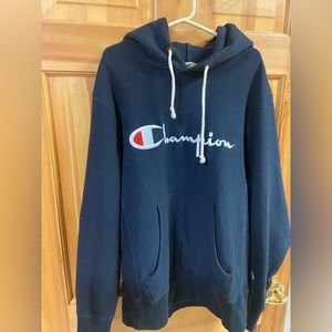 Champion hoodie men’s Large